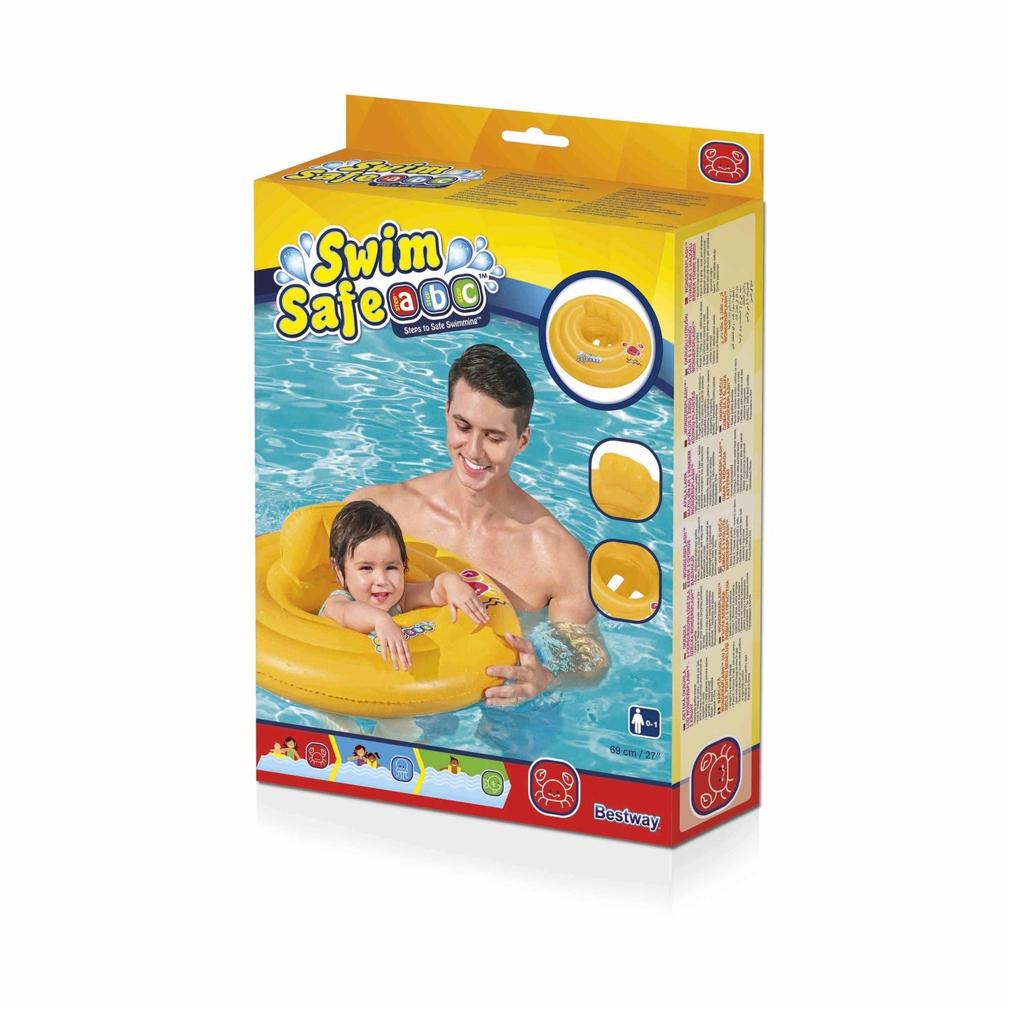 Baby Pool Seat, 69 cm, Safe for Ages 0-1