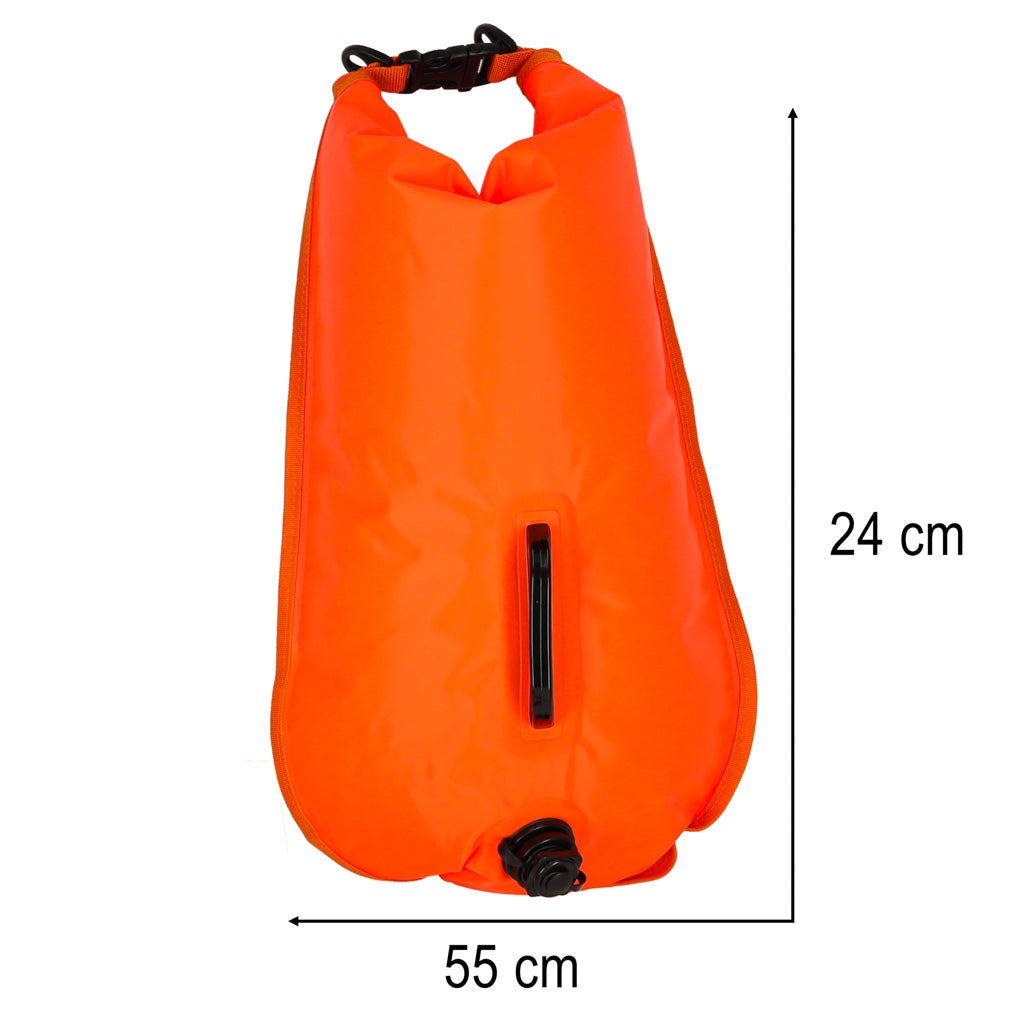 Swimming Buoy with Dry Pocket & Whistle, 28L