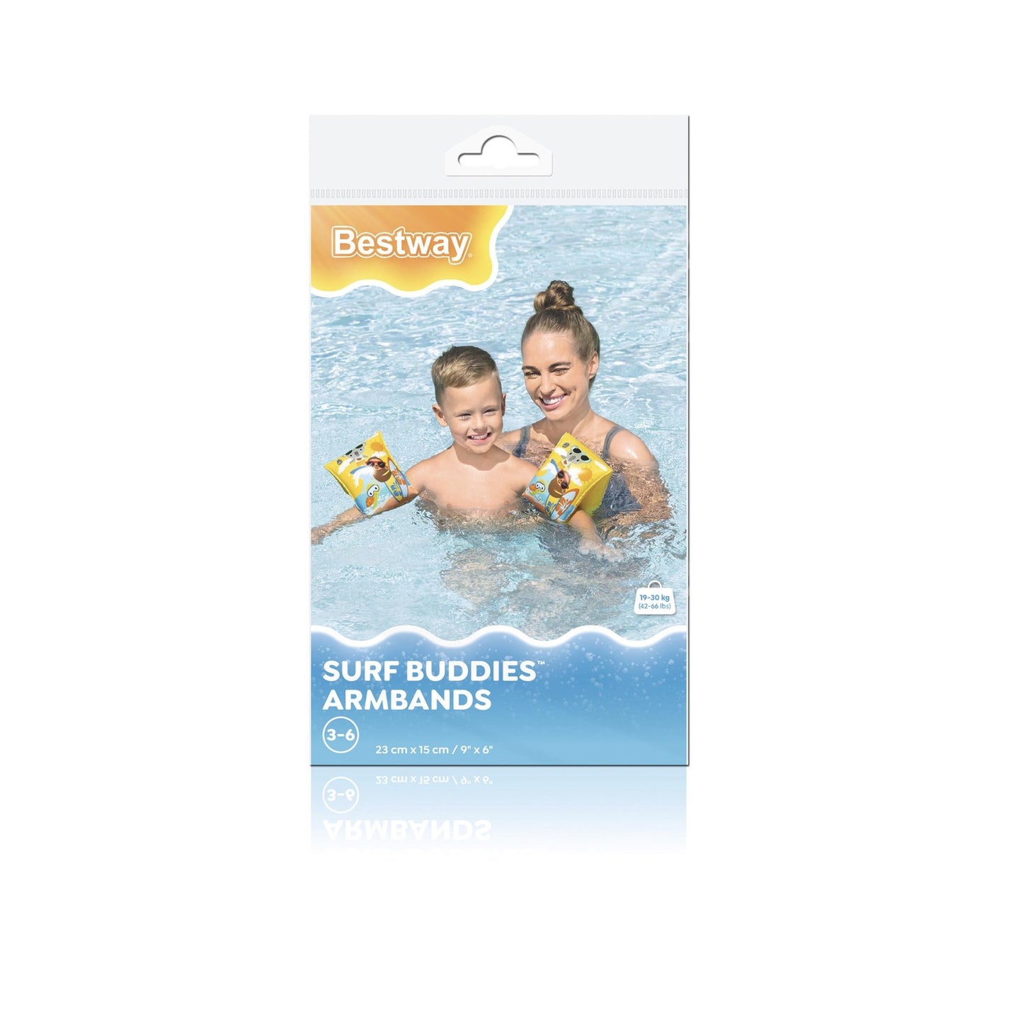 Inflatable Swim Aids for Kids, 23x15 cm, Ages 3-6