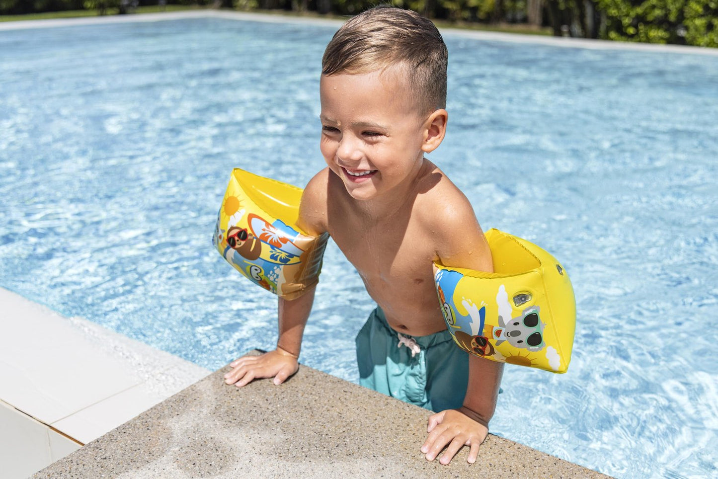 Inflatable Swim Aids for Kids, 23x15 cm, Ages 3-6