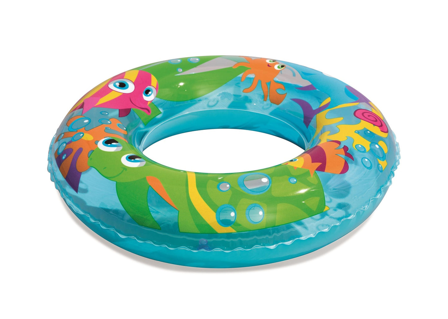 Kids Swim Ring, 56 cm, Colorful Designs, Ages 3-6