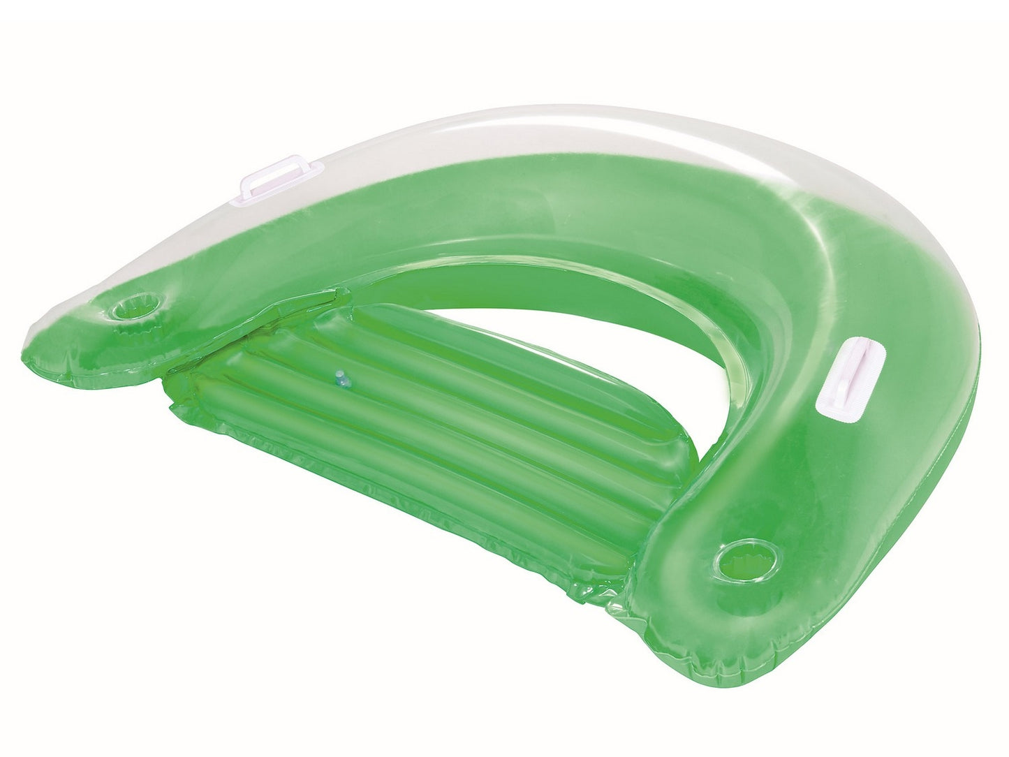 Swimming chair with handles and drink holders 152 x 99 cm Bestway 43118 green