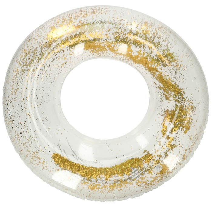 Swimming inflatable wheel glitter XXL galaxy 90cm