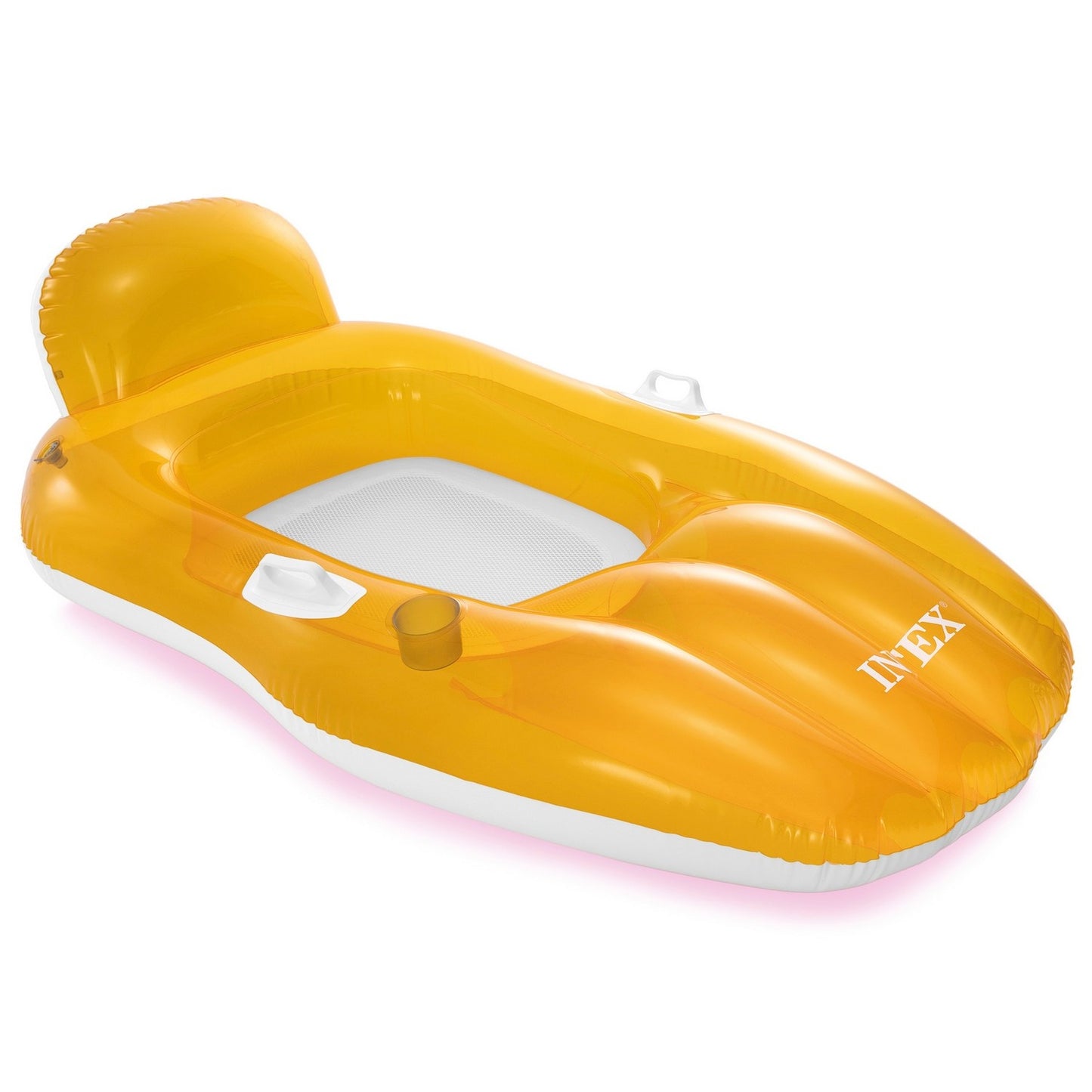 Swimming mattress 163 x 104 cm INTEX orange
