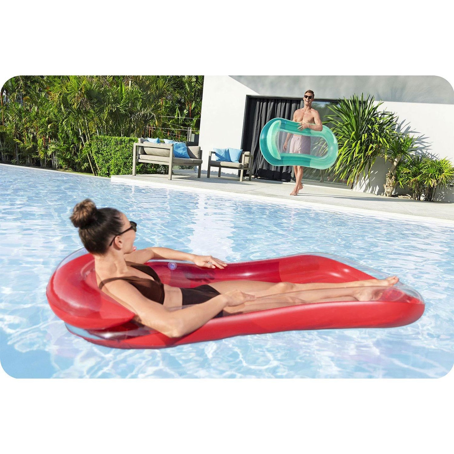 Swimming mattress red Bestway 43103