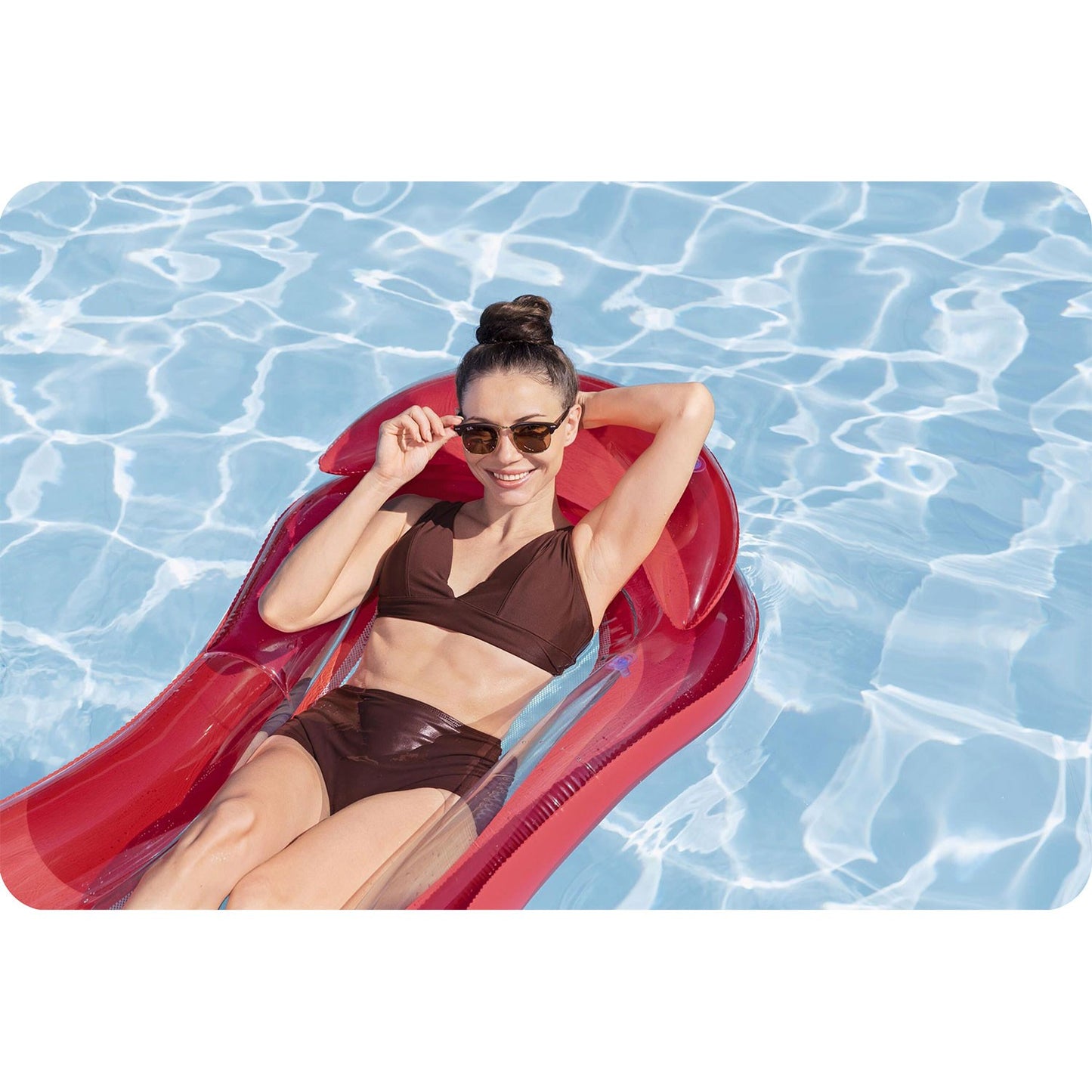 Swimming mattress red Bestway 43103