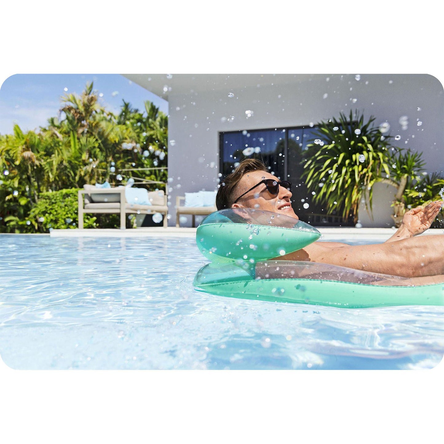 Swimming mattress turquoise Bestway 43103