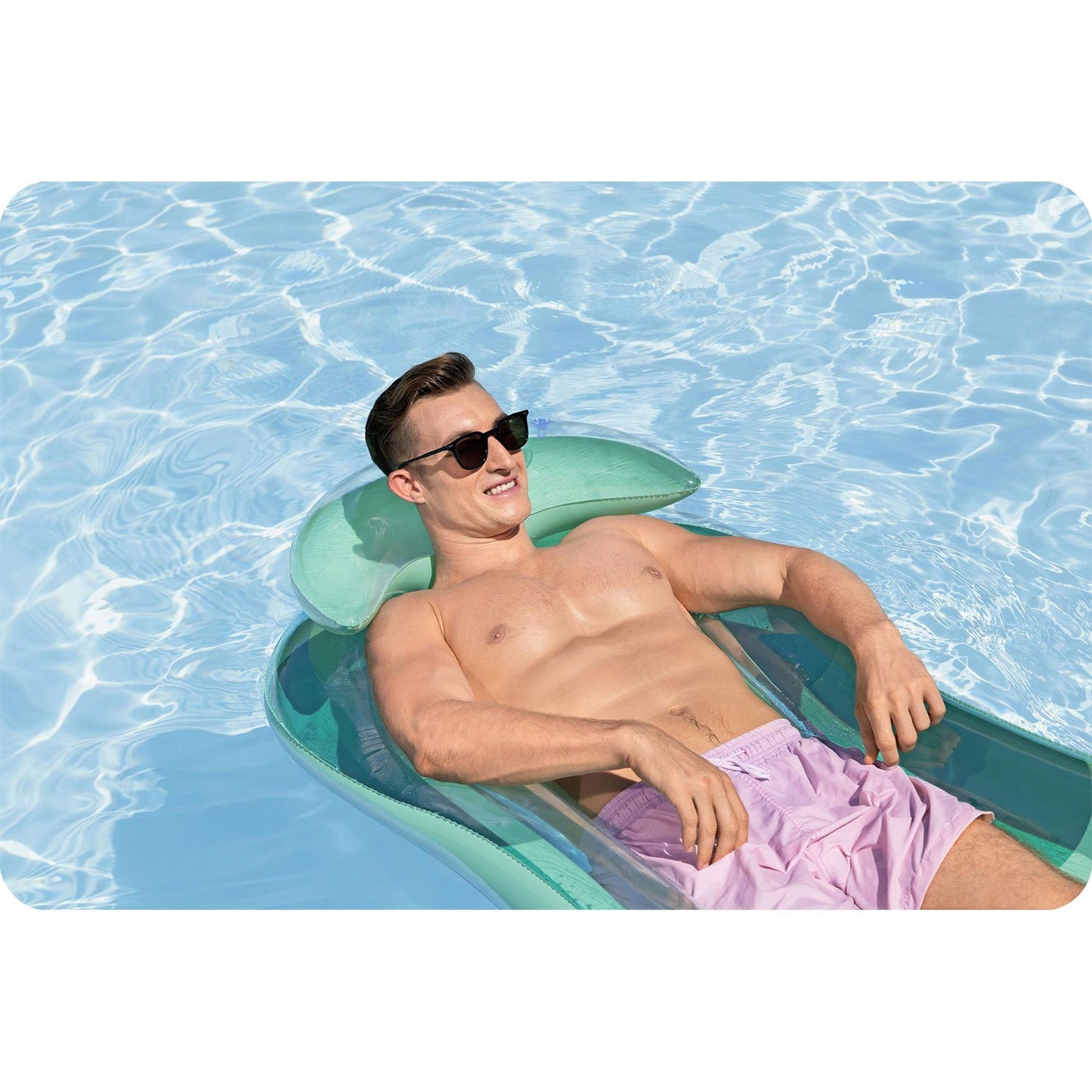 Swimming mattress turquoise Bestway 43103