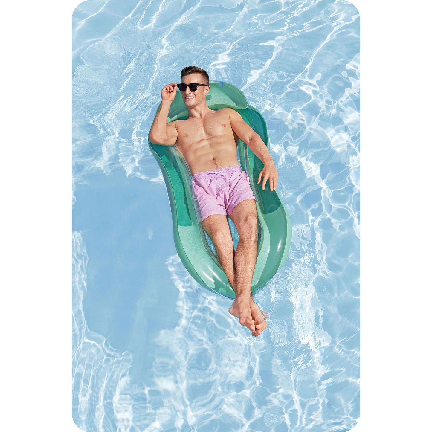 Swimming mattress turquoise Bestway 43103
