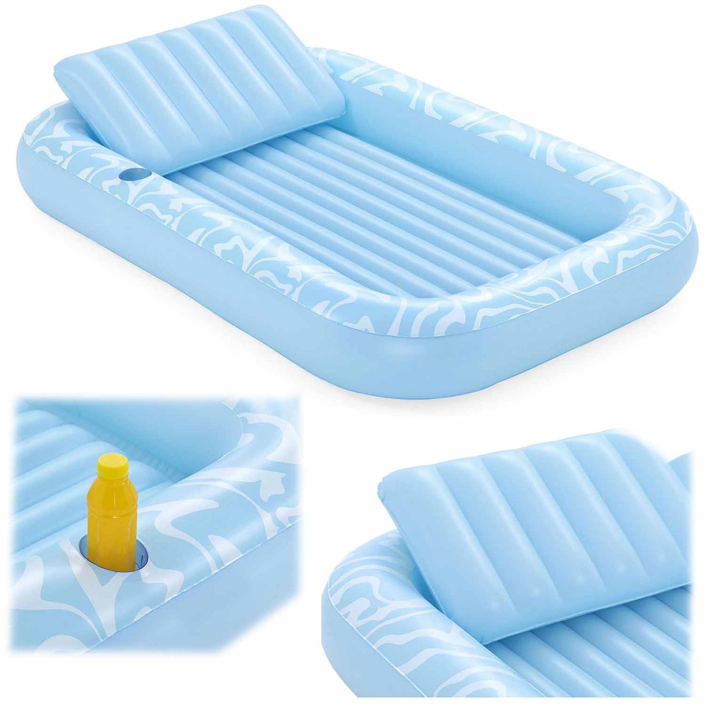 Swimming mattress with backrest Bestway 43838