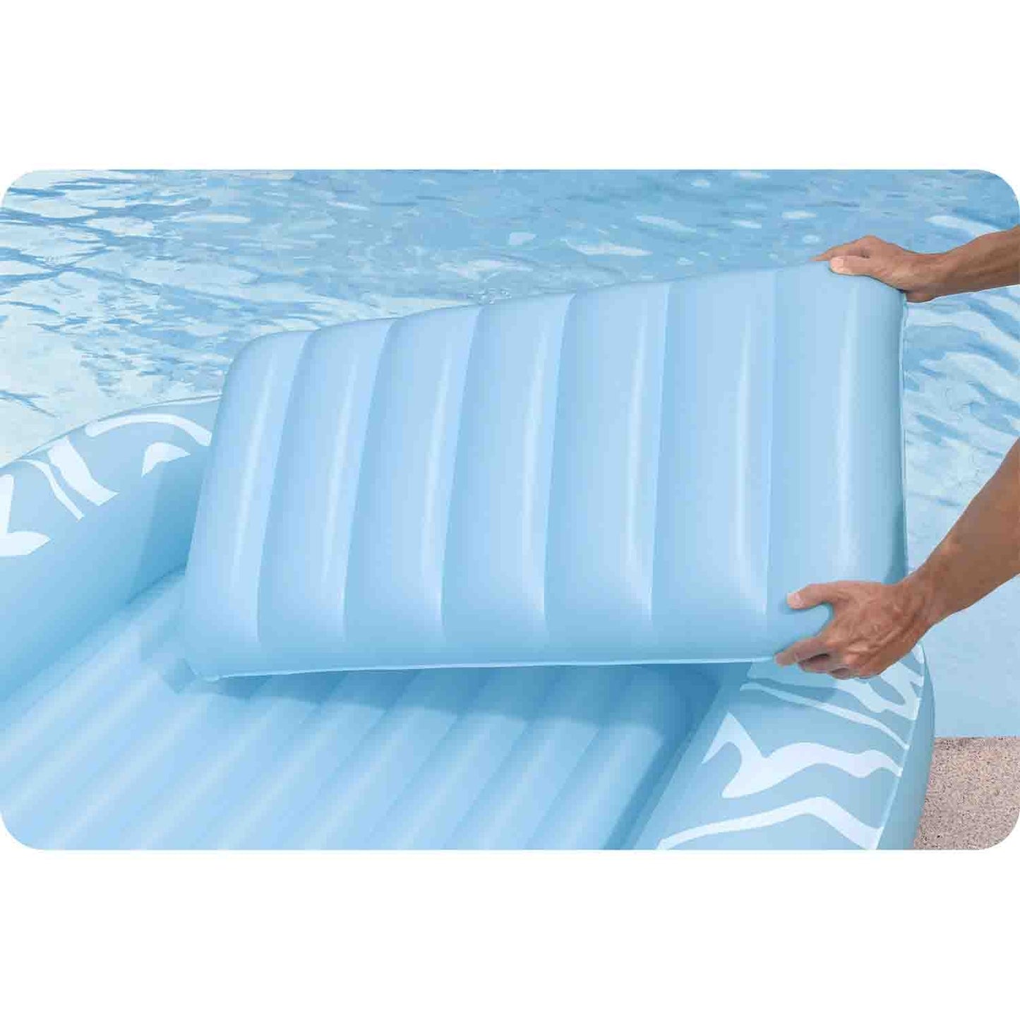 Swimming mattress with backrest Bestway 43838