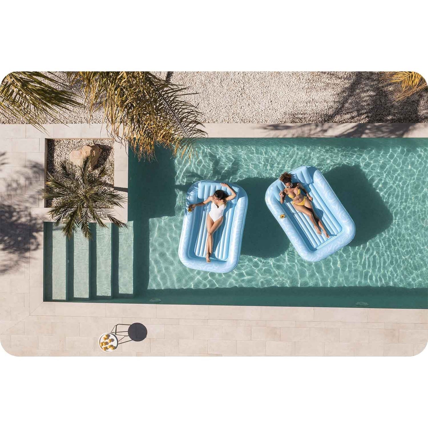 Swimming mattress with backrest Bestway 43838