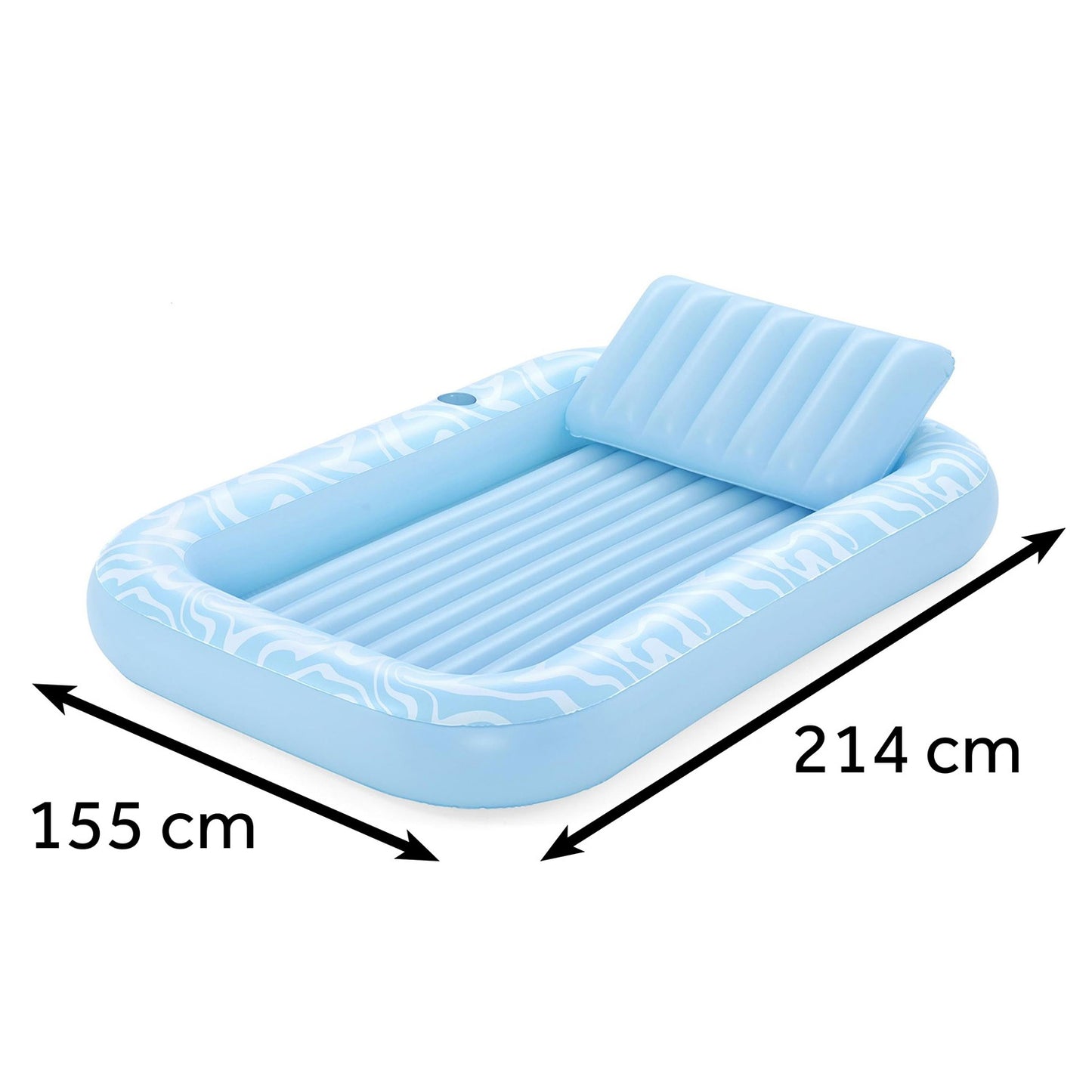 Swimming mattress with backrest Bestway 43838