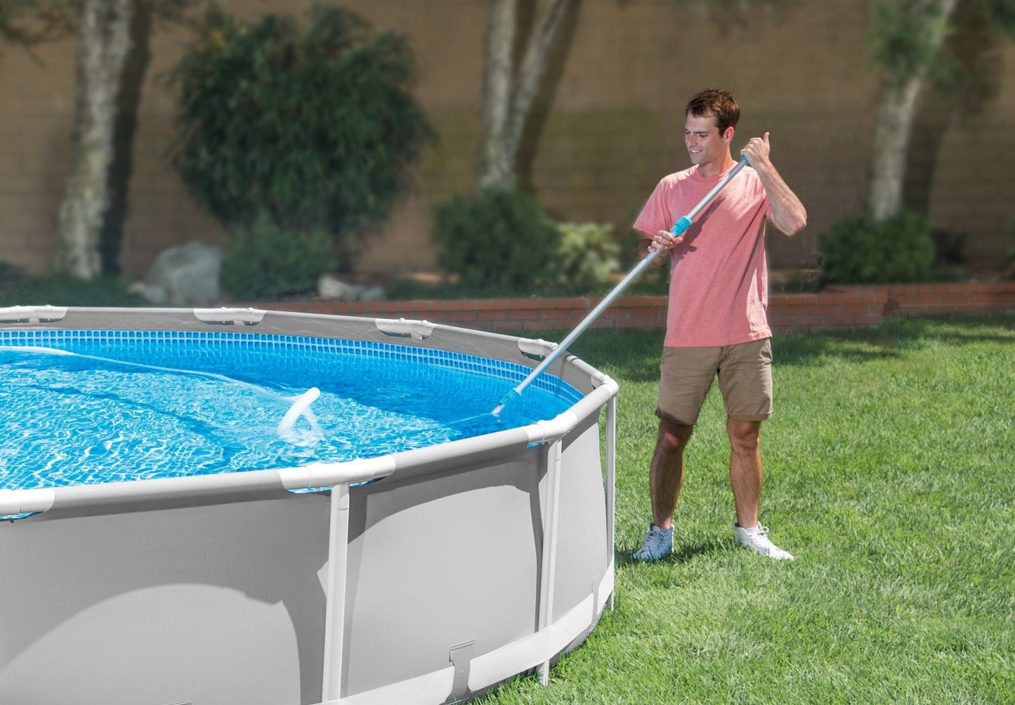 Swimming pool cleaning accessories hoover with net INTEX 29057
