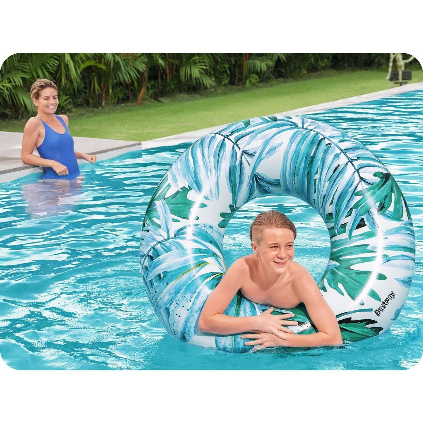 Swimming ring 119cm Bestway 36237 pink