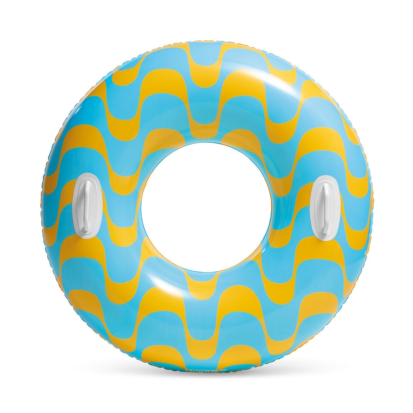 Swimming ring blue with zigzags 91 cm Intex