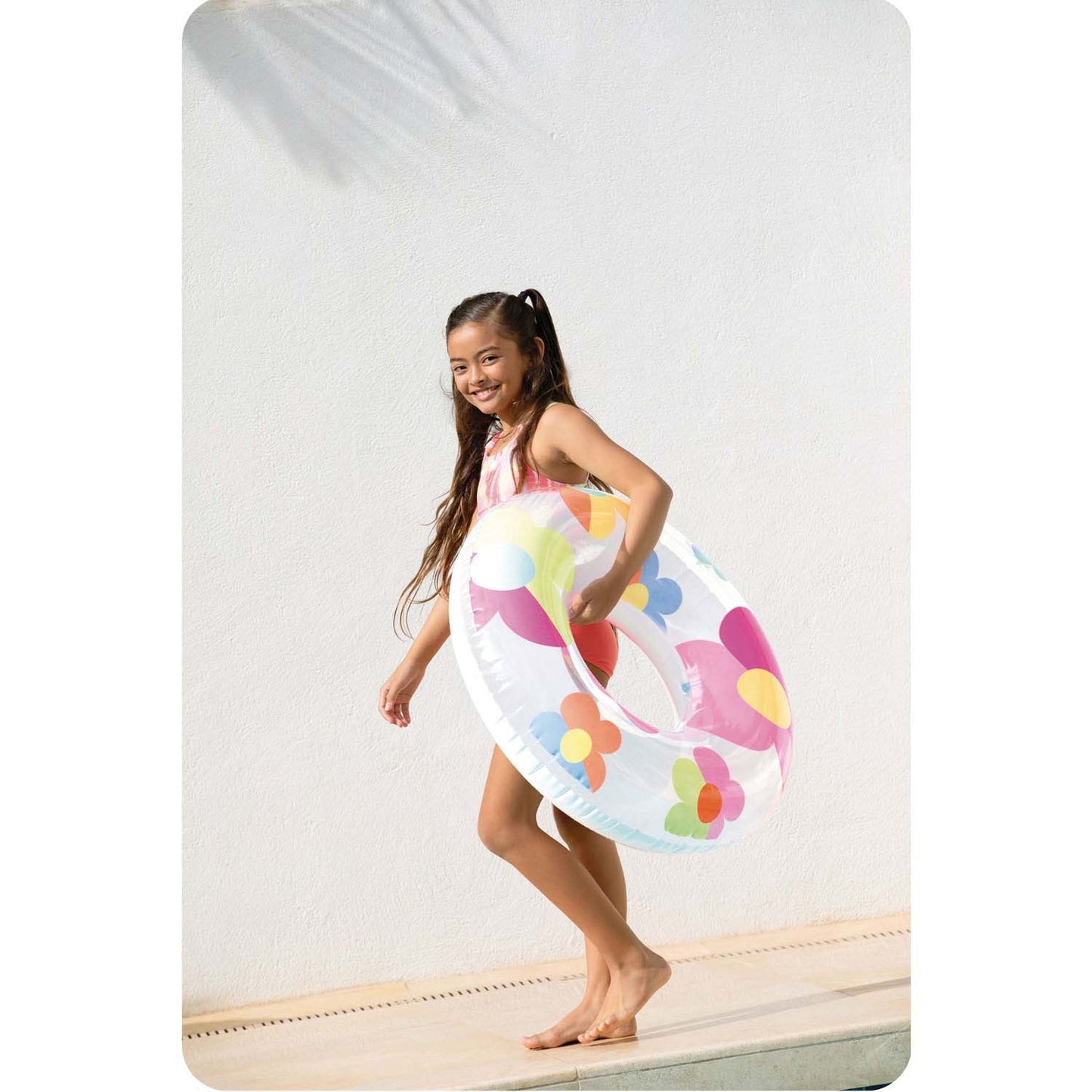 Swimming ring flowers 81 cm INTEX 59259