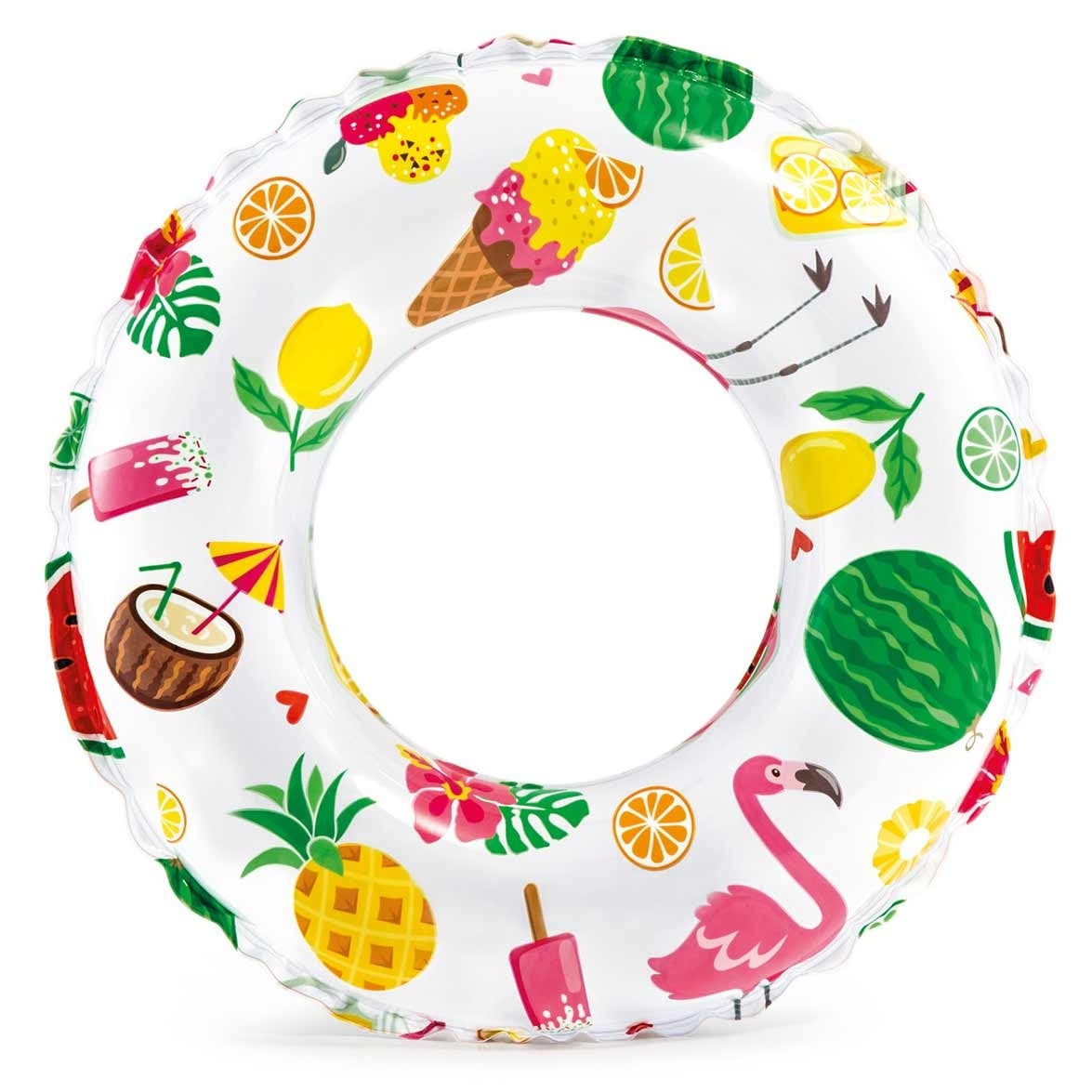 Swimming ring, three designs, 51 cm INTEX 59230 fish