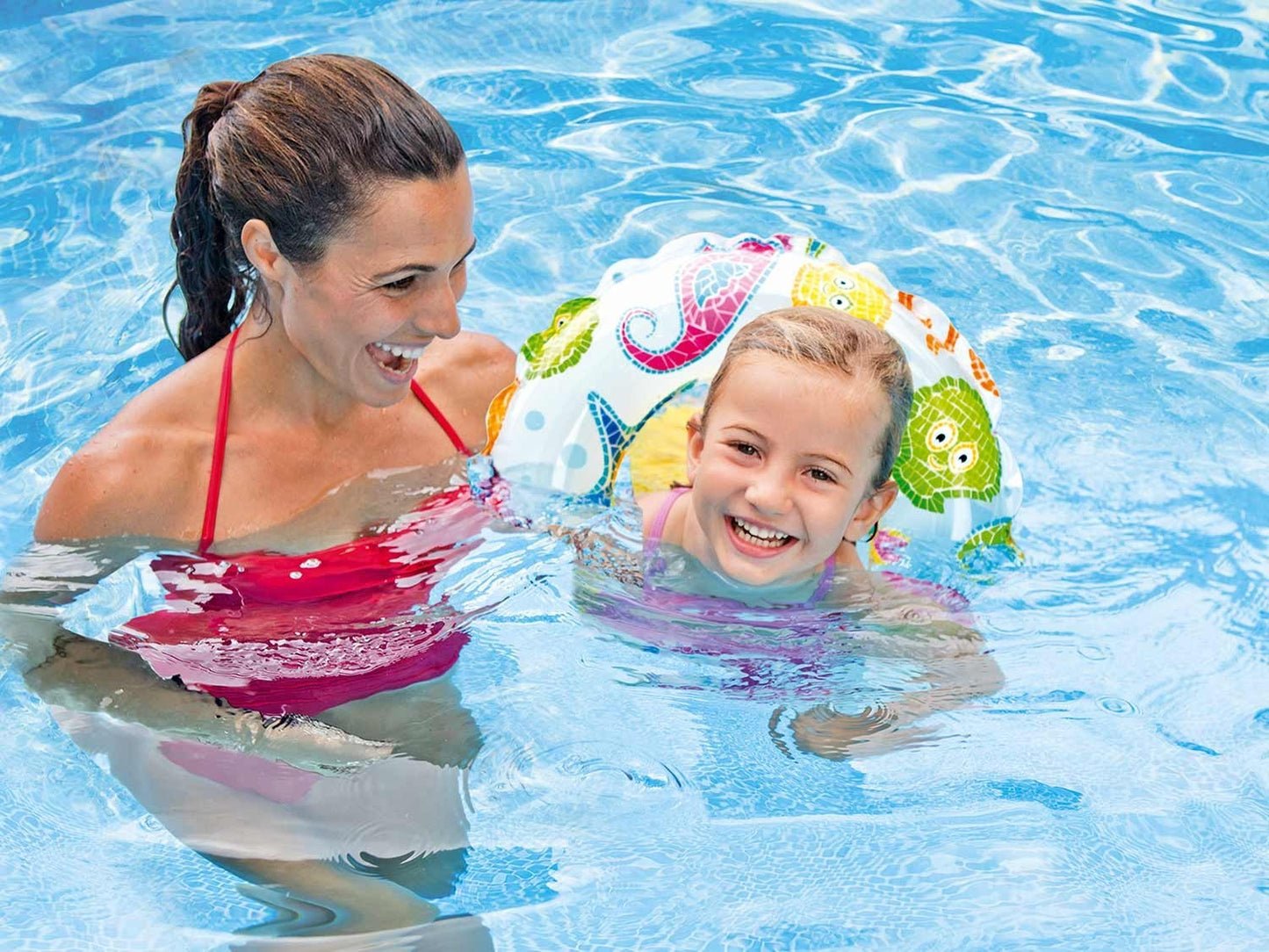 Swimming ring three patterns 51 cm INTEX 59230 pineapple