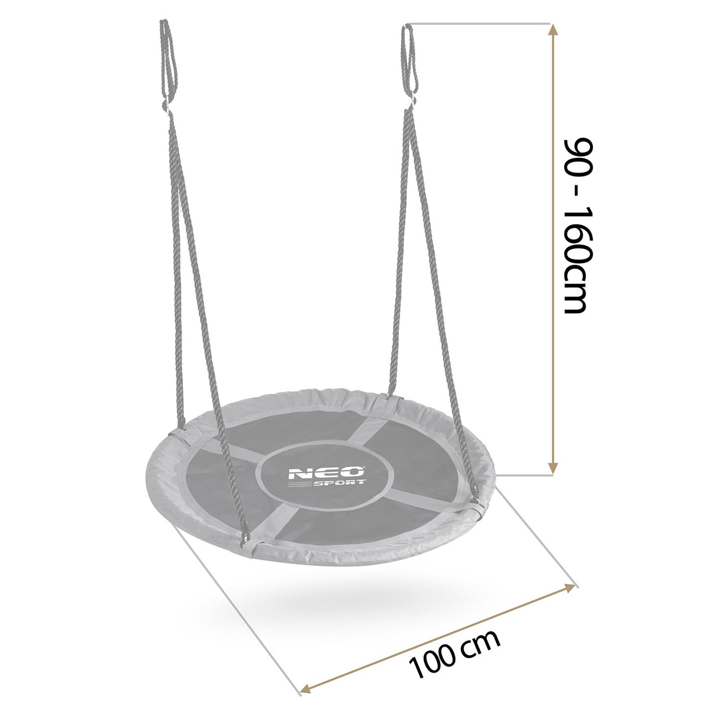 Swing stork's nest Neo-Sport Swingo 100 cm