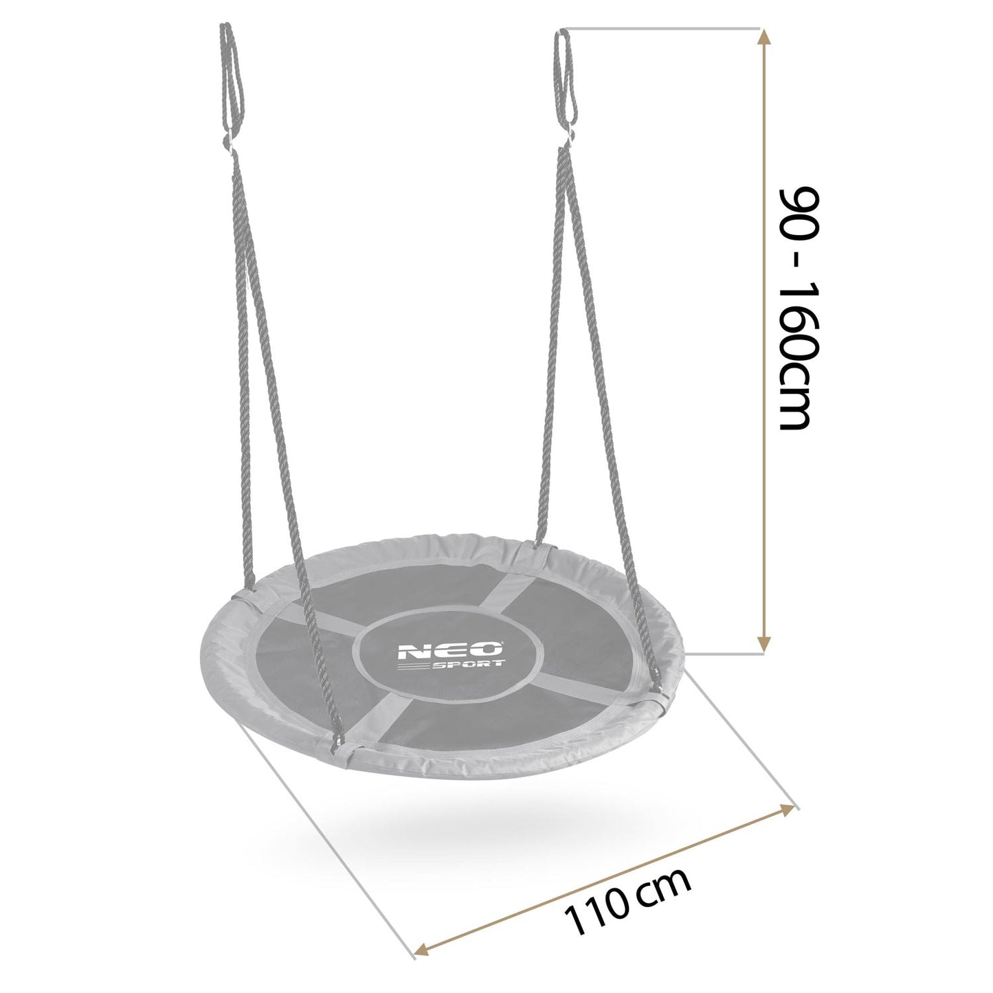 Swing stork's nest Neo-Sport Swingo 110 cm