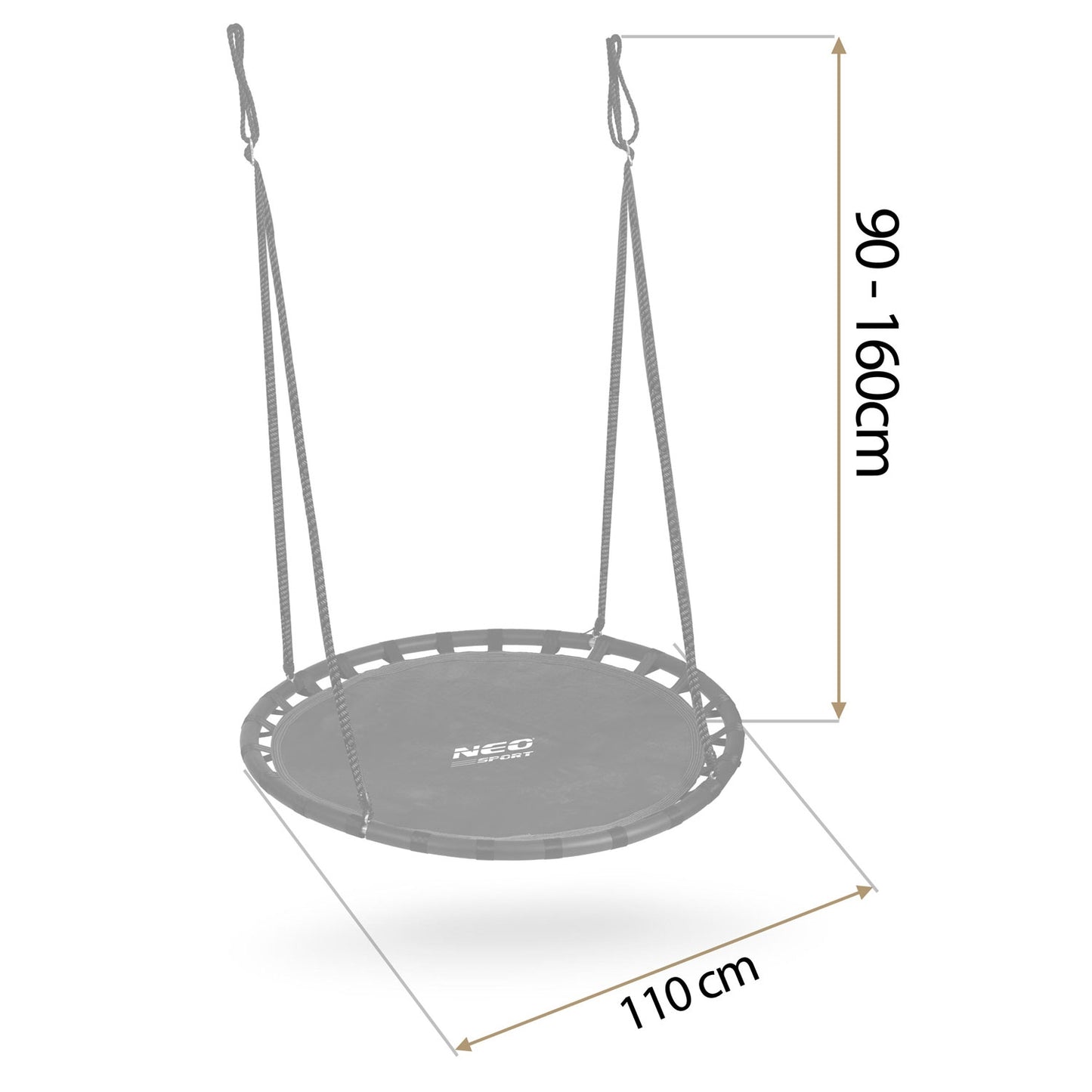 Swing stork's nest Neo-Sport Swingo 110 cm