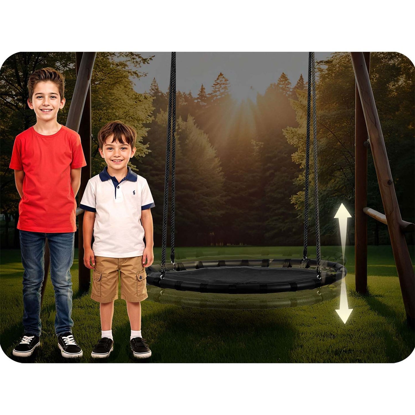 Swing stork's nest Neo-Sport Swingo 110 cm
