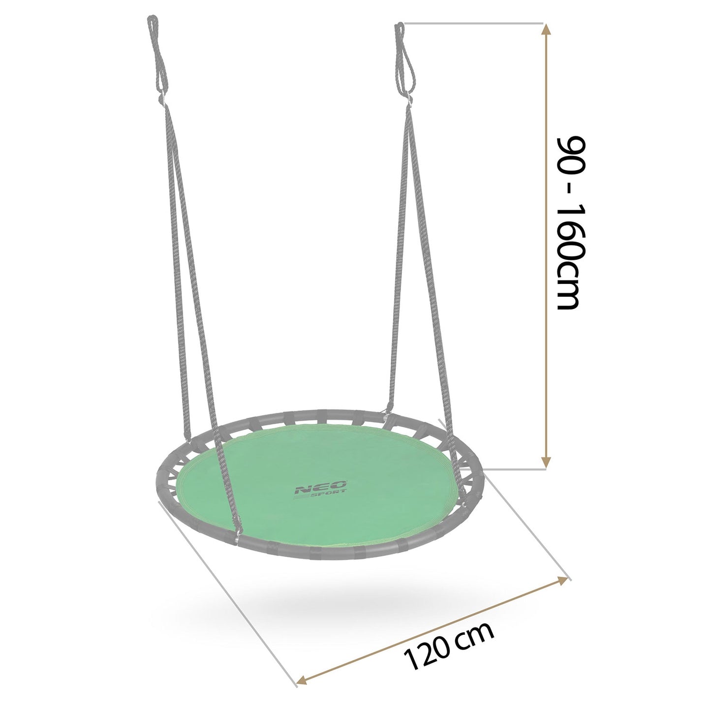 Swing stork's nest Neo-Sport Swingo 120 cm