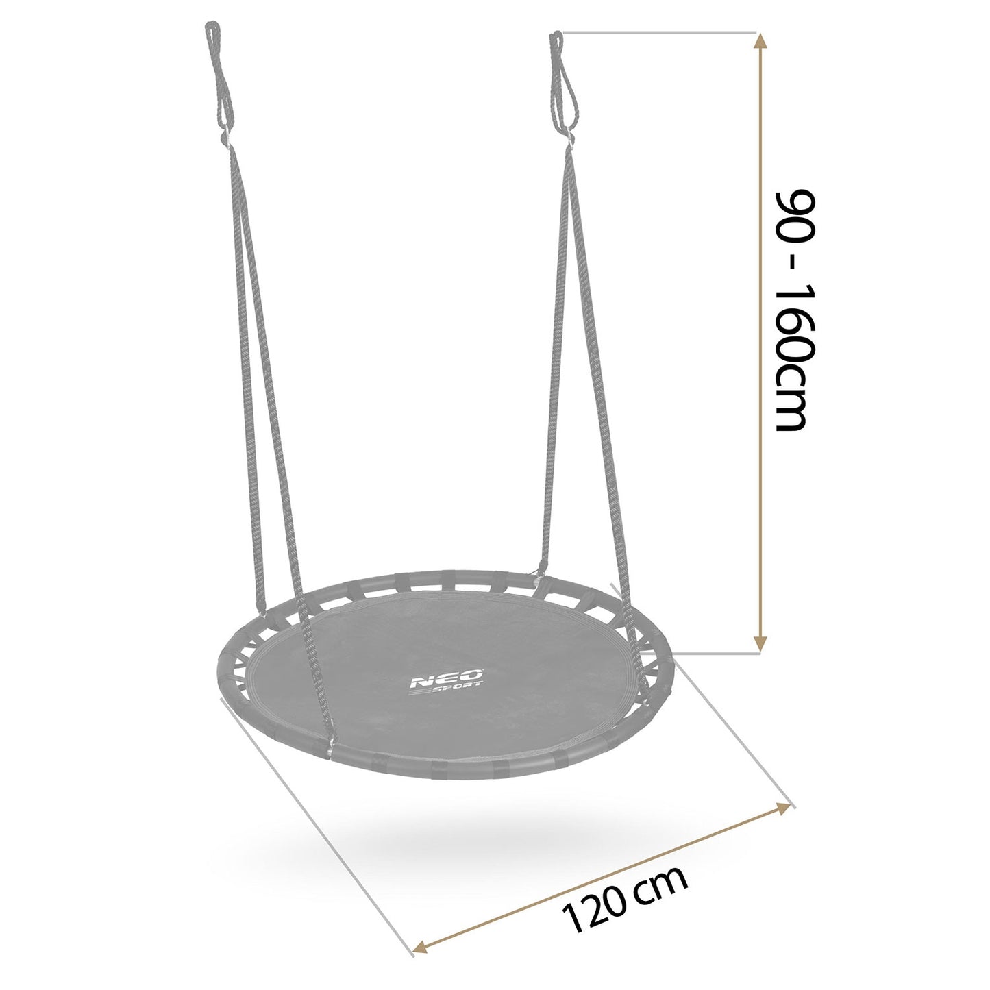 Swing stork's nest Neo-Sport Swingo 120 cm