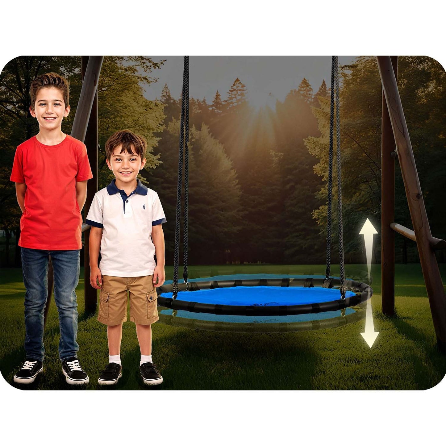 Swing stork's nest Neo-Sport Swingo 120 cm