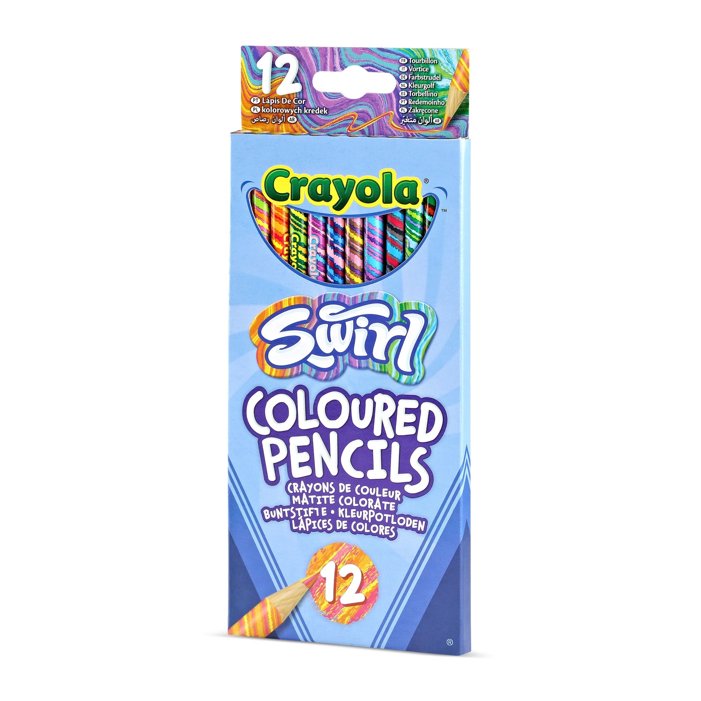 Swirl Colored Pencils, 12-Pack, Multi-Color Effects