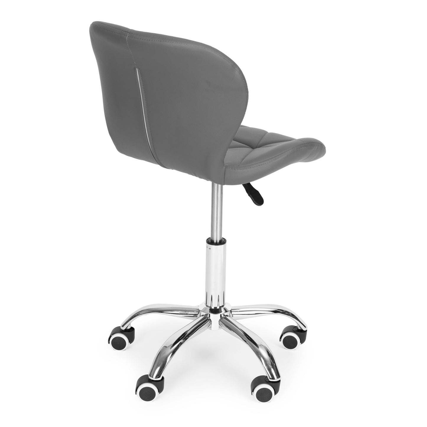 Swivel Office Chair, Height Adjustable, Grey, 100kg Capacity