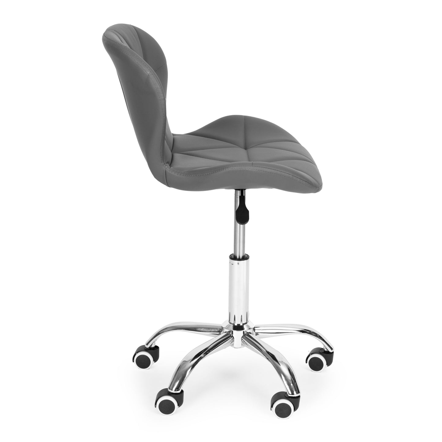 Swivel Office Chair, Height Adjustable, Grey, 100kg Capacity
