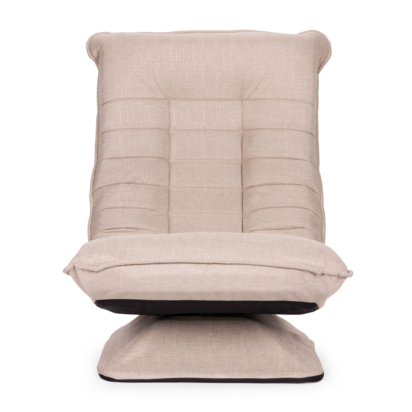 Swivel Reclining Lounge Chair, Beige Linen, 360 Rotation