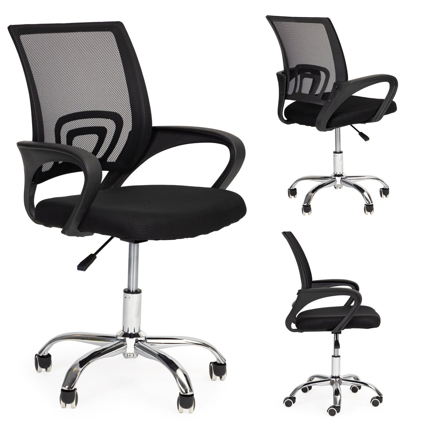 Swivel armchair contoured office chair