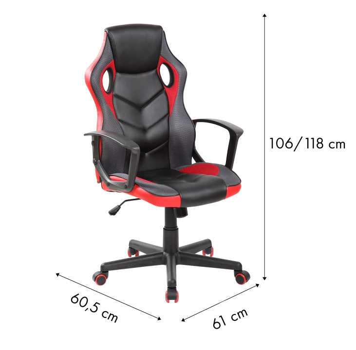 Swivel bucket gaming chair ModernHome