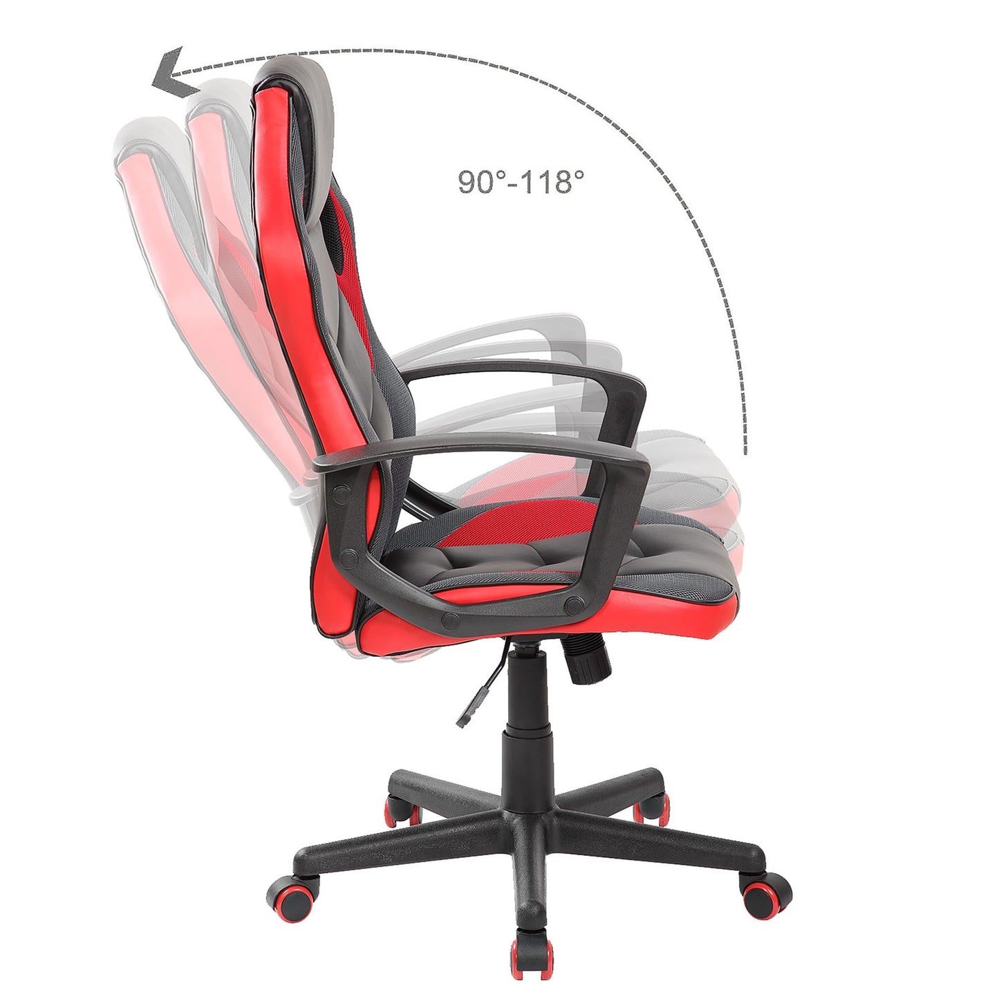 Swivel bucket gaming chair ModernHome