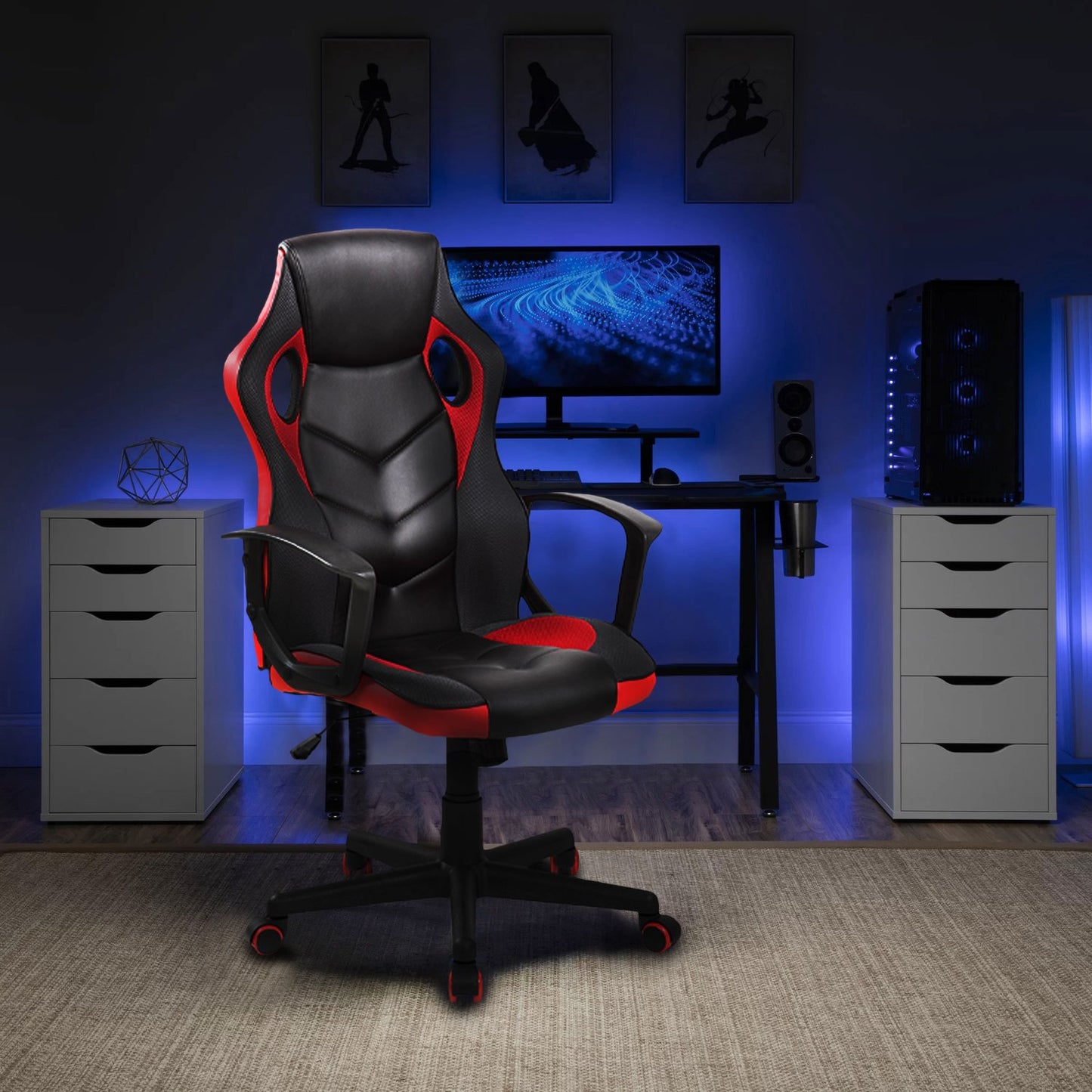 Swivel bucket gaming chair ModernHome