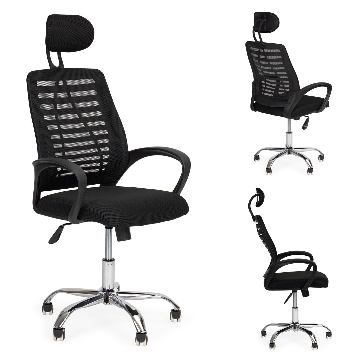 Swivel office chair rocking headrest chair