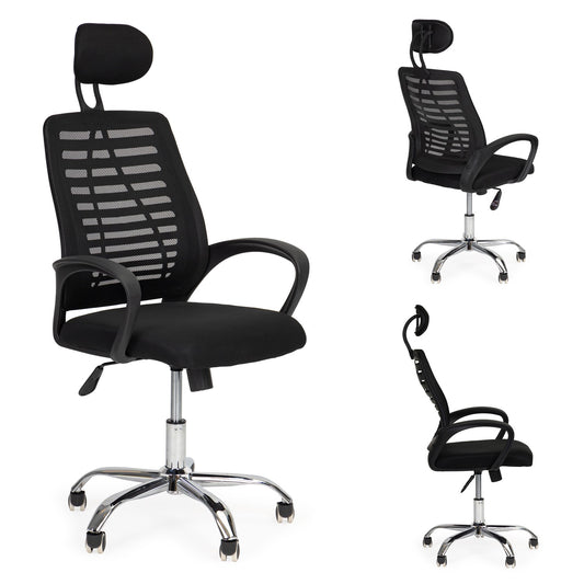 Swivel office chair rocking headrest chair