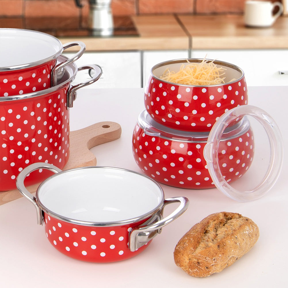 TECKA enamel bowl 1 l