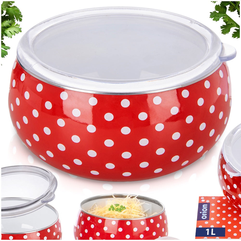 TECKA enamel bowl 1 l