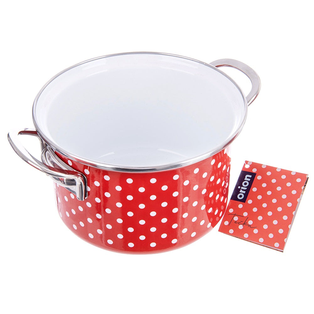 TECKA enameled pot 18 cm, 2 l