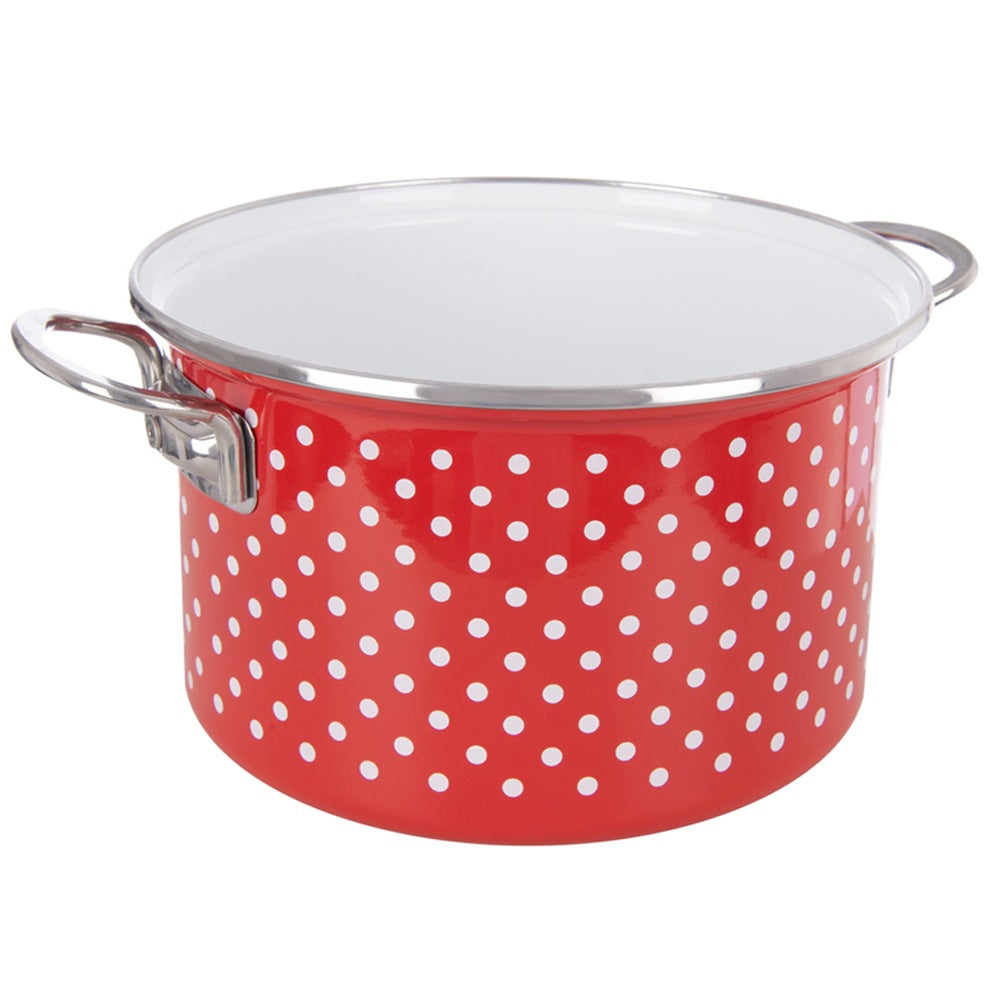 TECKA enameled pot 22 cm, 4 l