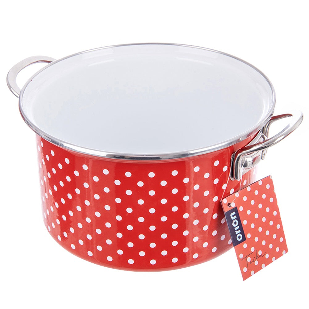 TECKA enameled pot 22 cm, 4 l