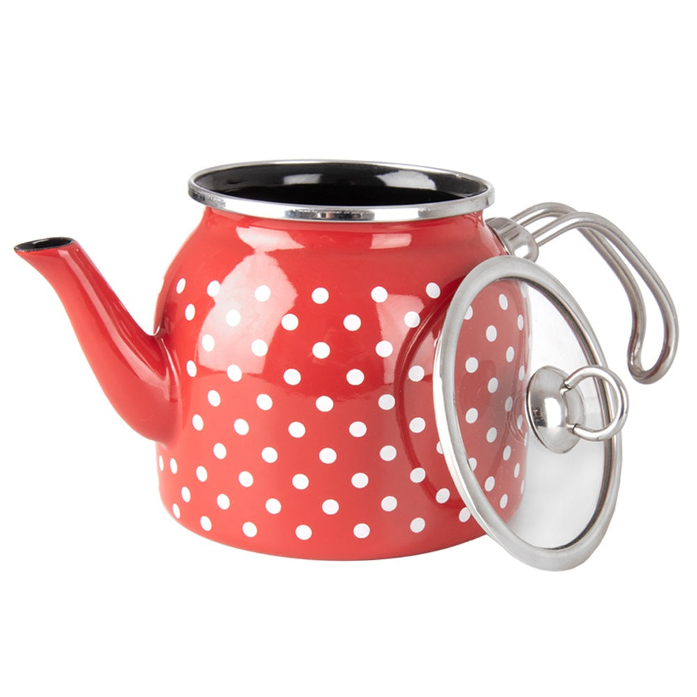 TECKA enamel kettle 1.1 l