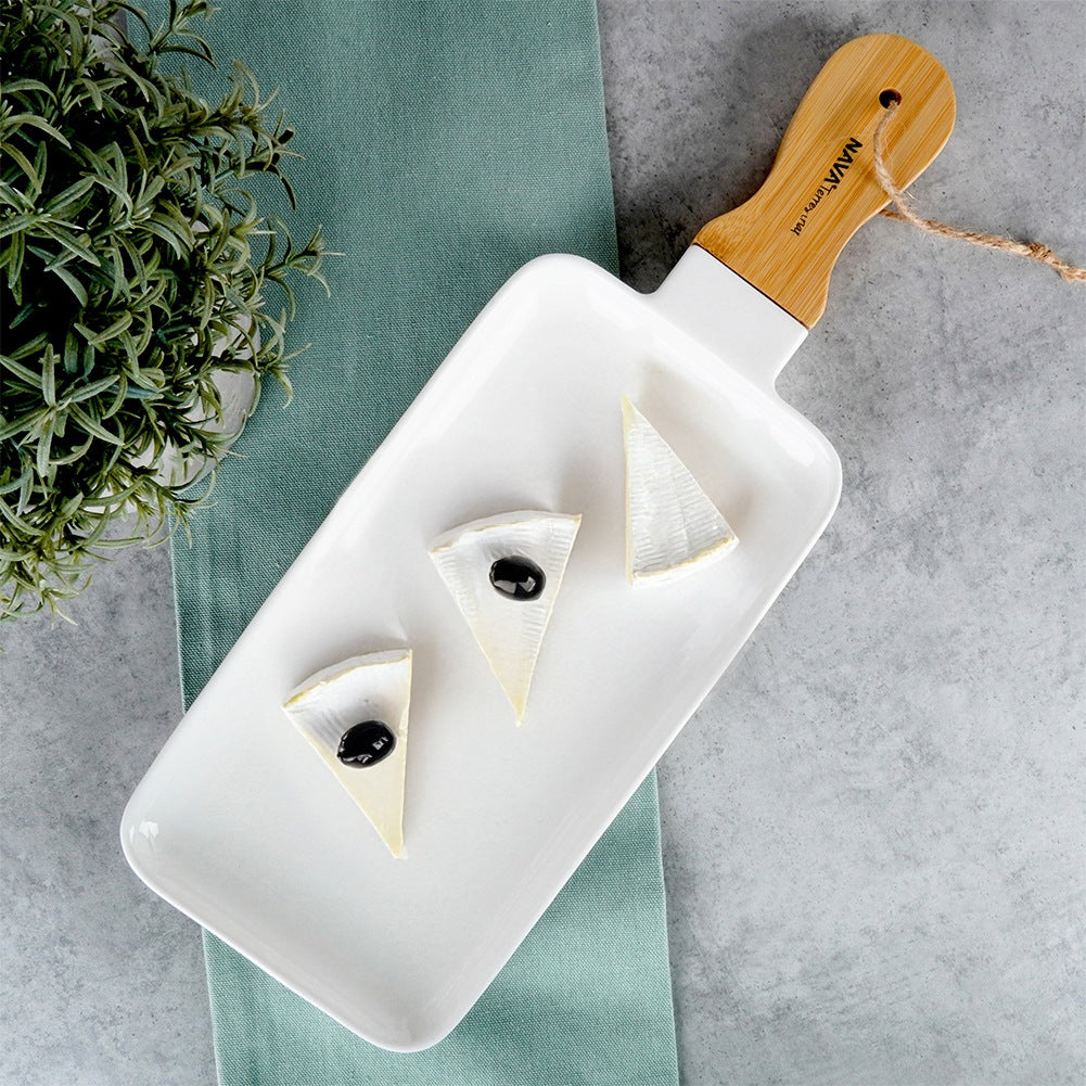 TERRESTRIAL porcelain serving plate 40.5 cm