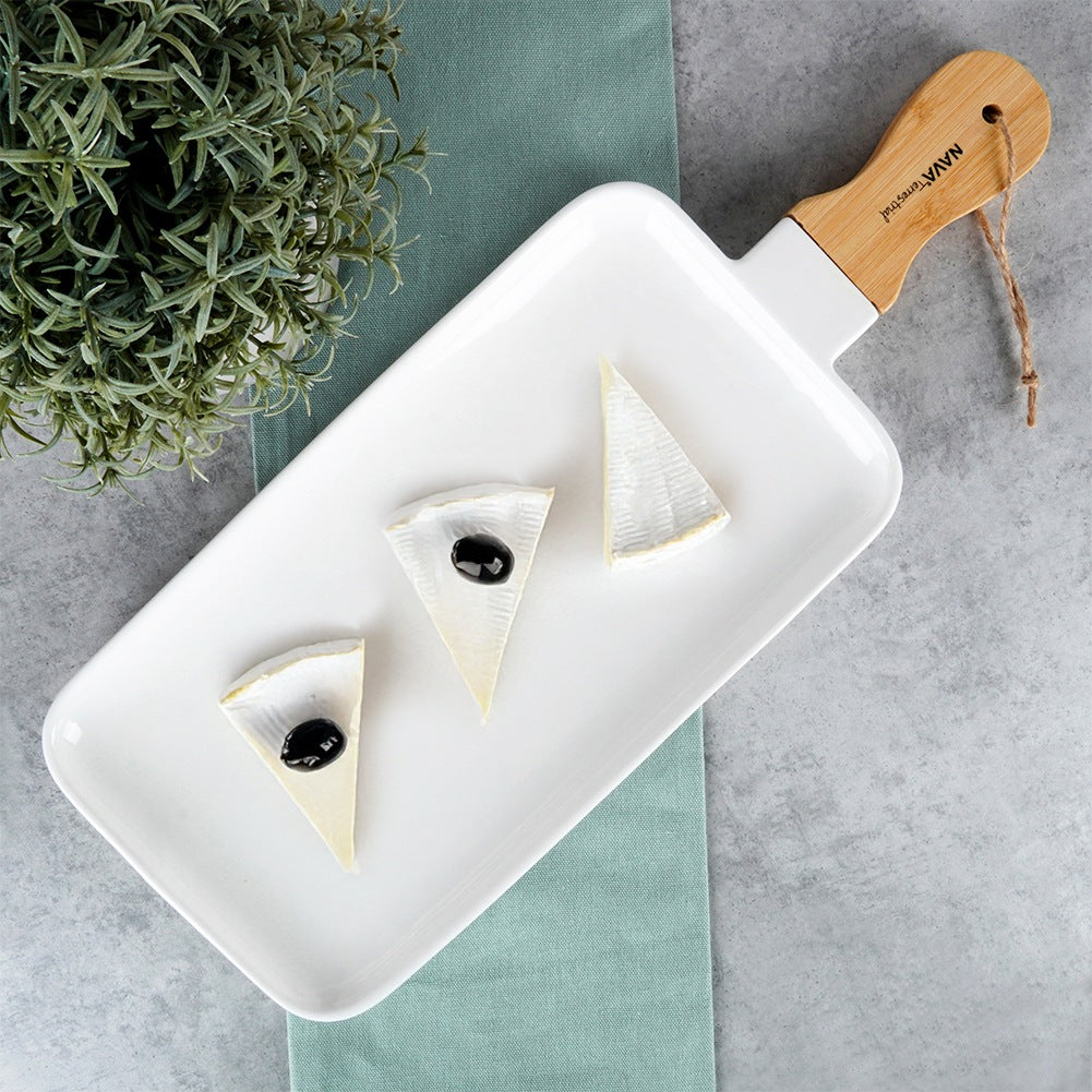TERRESTRIAL porcelain serving plate 46 cm