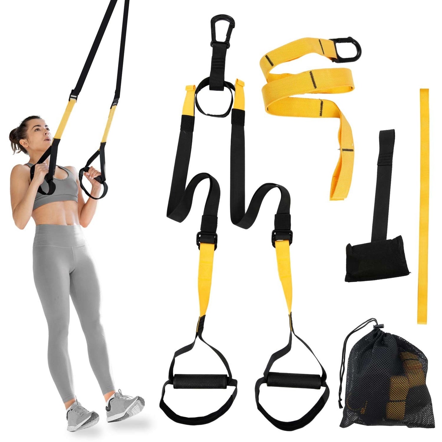 TRX Training Band Set NS-956 Black/Yellow
