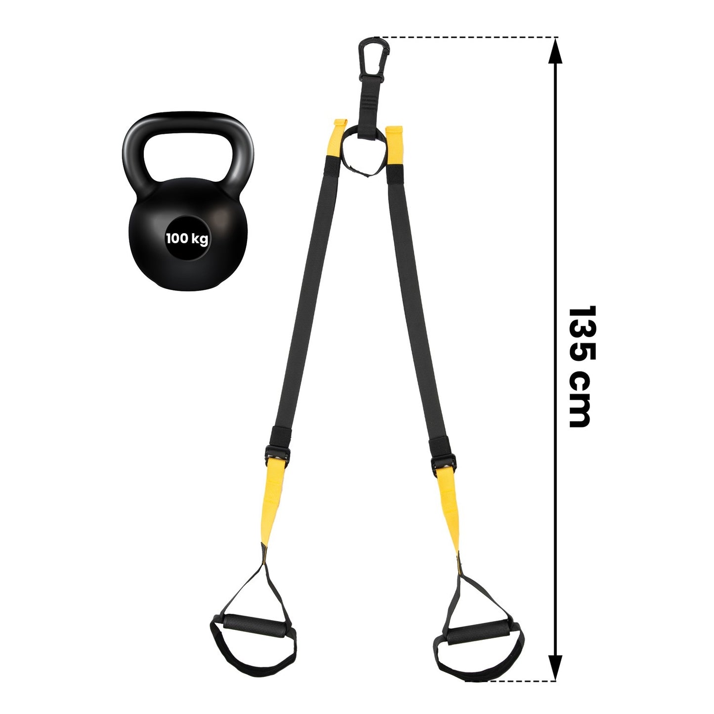 TRX Training Band Set NS-956 Black/Yellow